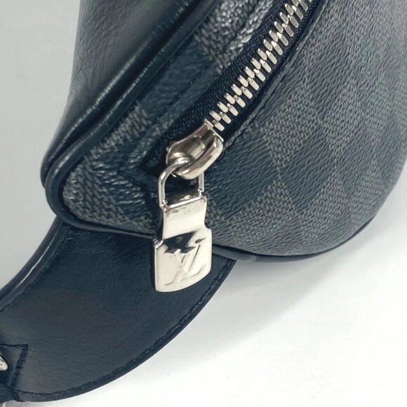 LOUIS VUITTON N40362 Damier Graphite Bum Belt Bag Shoulder Bag Cross body bag - Picture 5 of 11